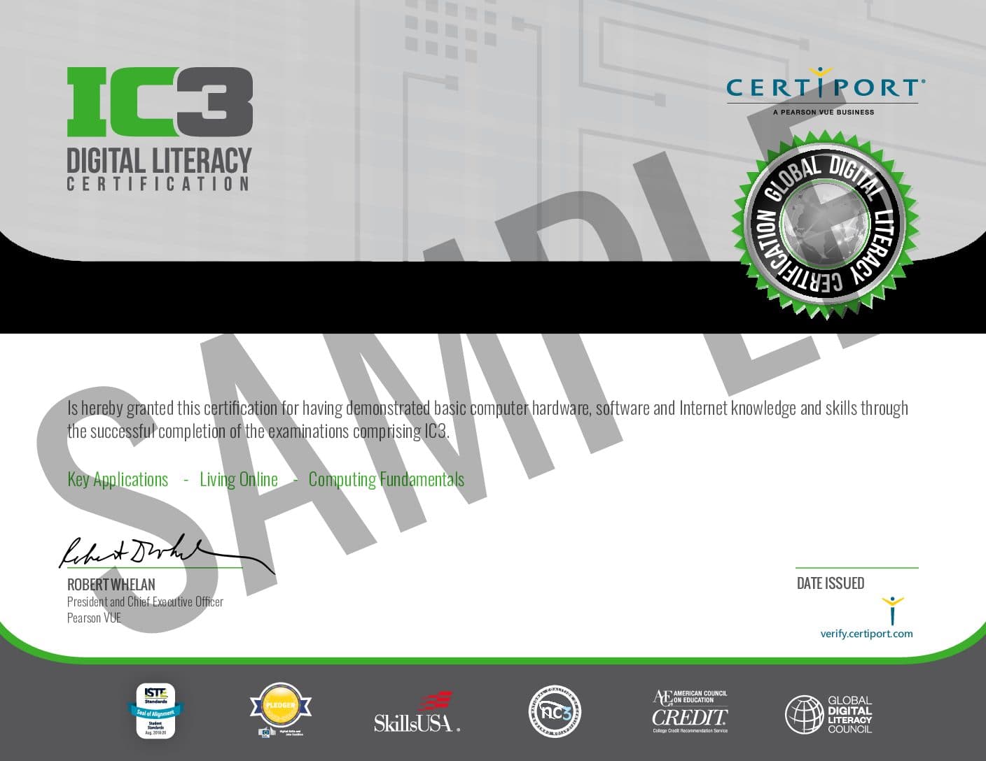 Chứng chỉ IC3 GS6